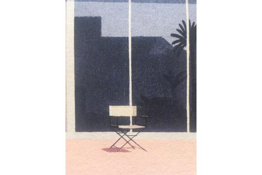 David Hockney (1937) ‘A Bigger Splash’ Lithograph 1987, A2 Tate exhibition poster, (Framed)