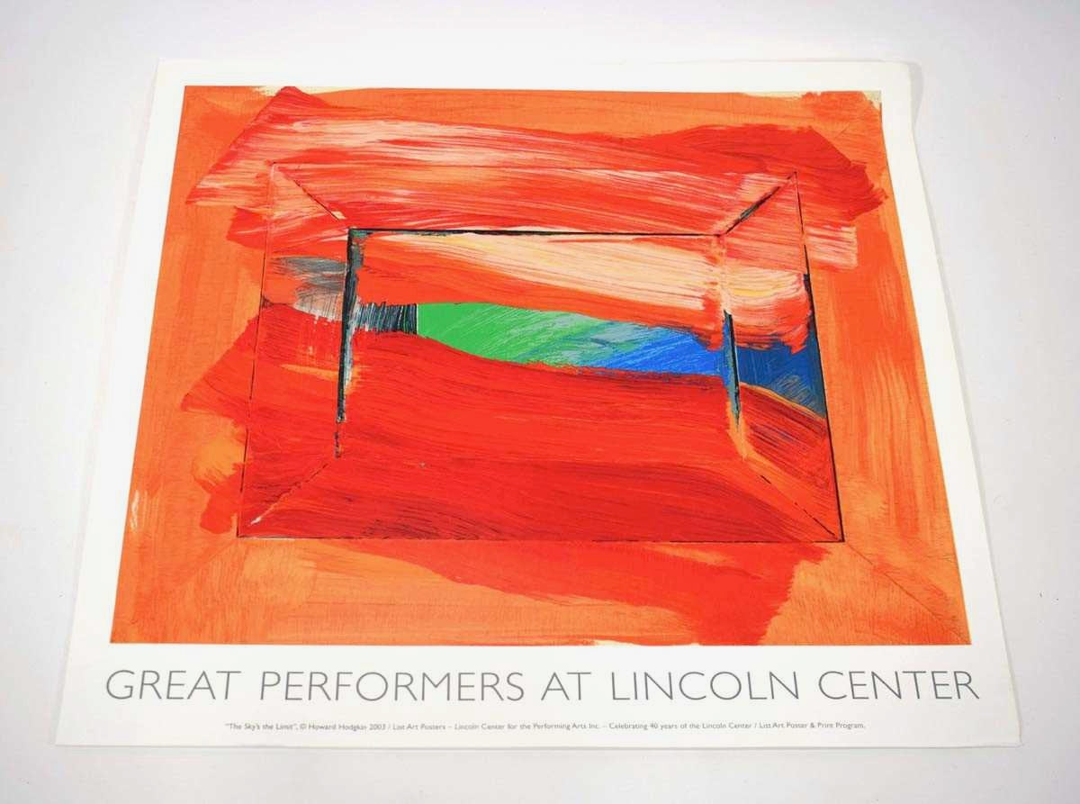 Large Sir Howard Hodgkin (1923-2017), 'The Sky's the Limit', screen print, edition of 500 by The Lincoln Center