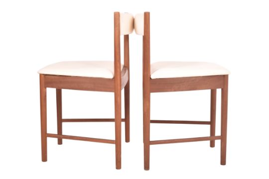 Set of Four Teak 'Model 4103' Leatherette Dining Chairs by A. H. McIntosh & Co Ltd, (1960s) UK