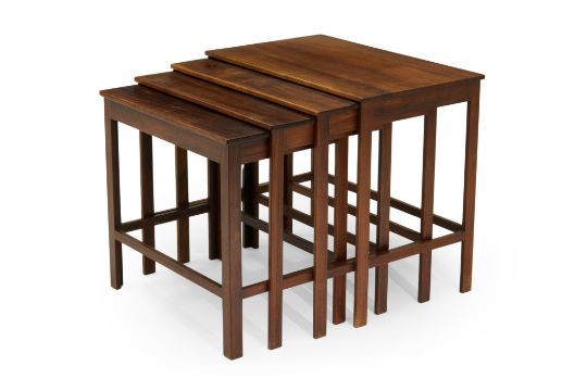 Nest of Four Tables by Peter Hvidt & Orla Mølgaard-Nielsen for France & Daverkosen, (1960s) Denmark
