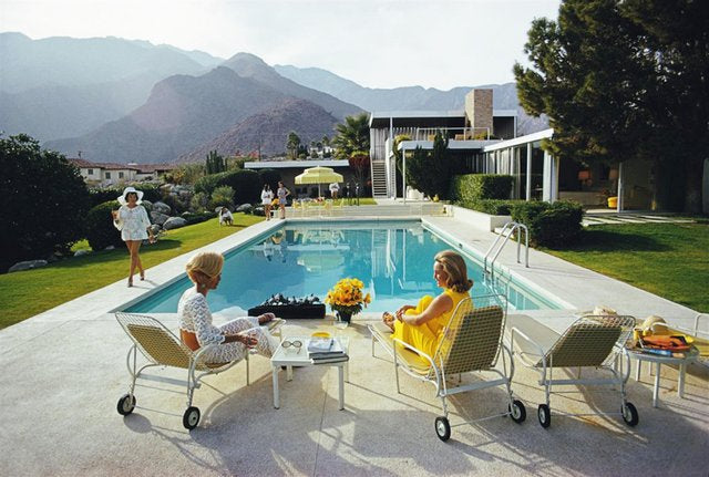 Slim Aarons – Poolside Glamour (1970) Certified Framed archival print