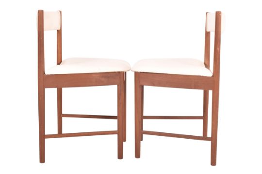 Set of Four Teak 'Model 4103' Leatherette Dining Chairs by A. H. McIntosh & Co Ltd, (1960s) UK