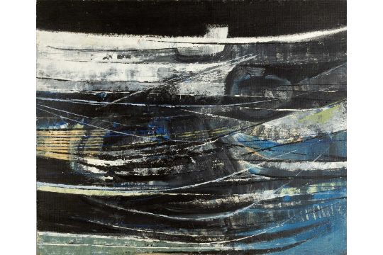 Framed Oil painting by Anthony Curtis - Artic Race 1963/64 (UK)