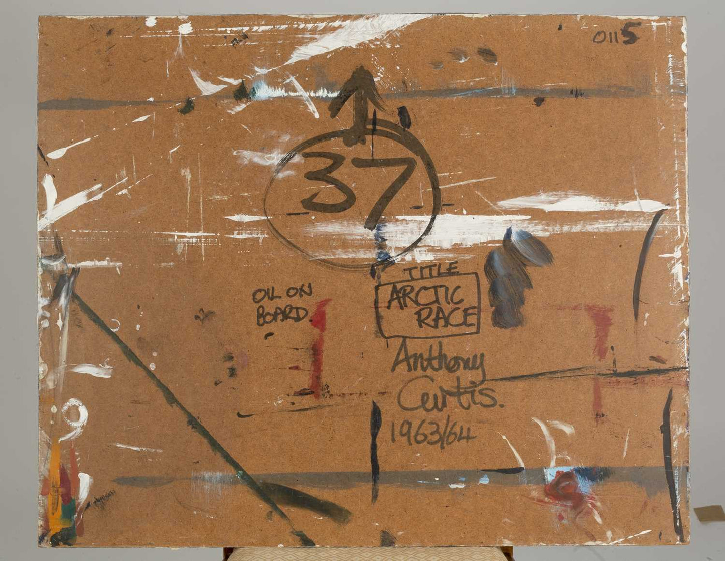 Framed Oil painting by Anthony Curtis - Arctic Race 1963/64 (UK)