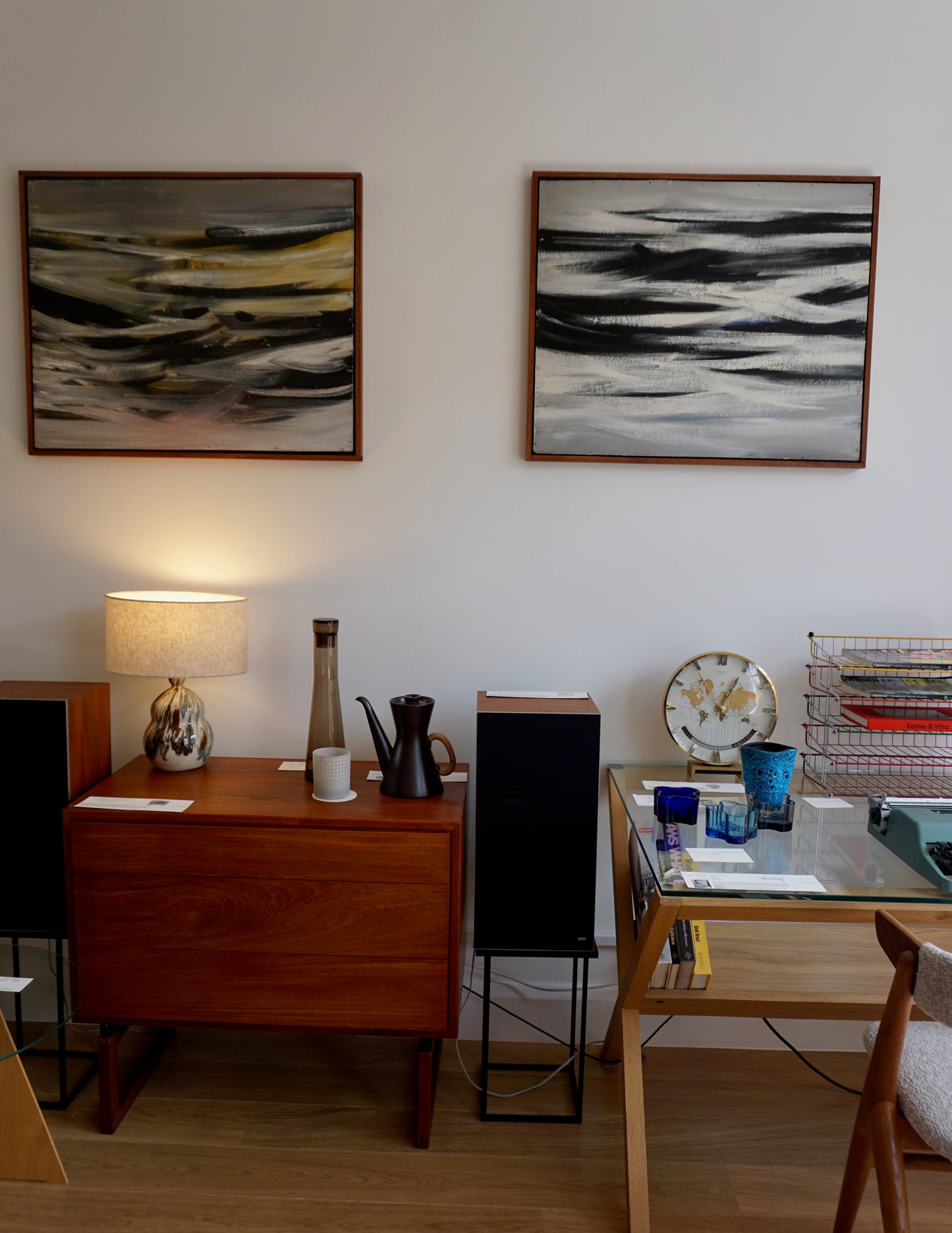 Framed Oil painting by Anthony Curtis - 'Oily Passage' 1964 (UK)