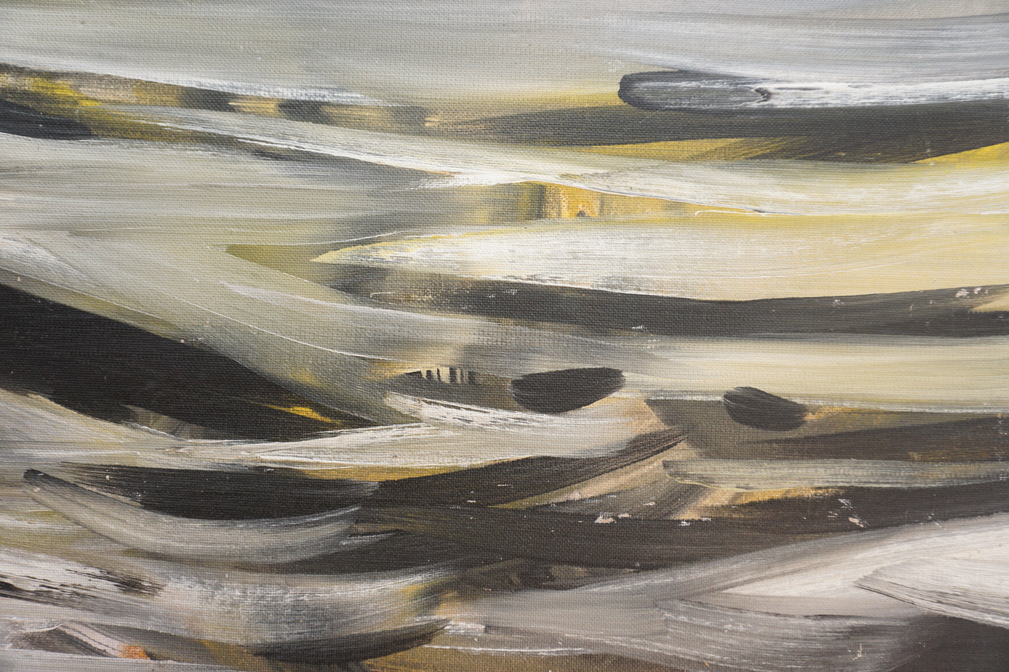 Framed Oil painting by Anthony Curtis - 'Oily Passage' 1964 (UK)