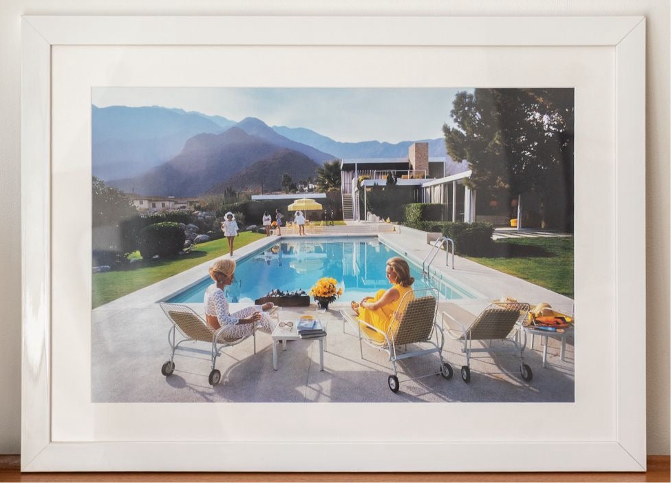 Slim Aarons – Poolside Glamour (1970) Certified Framed archival print