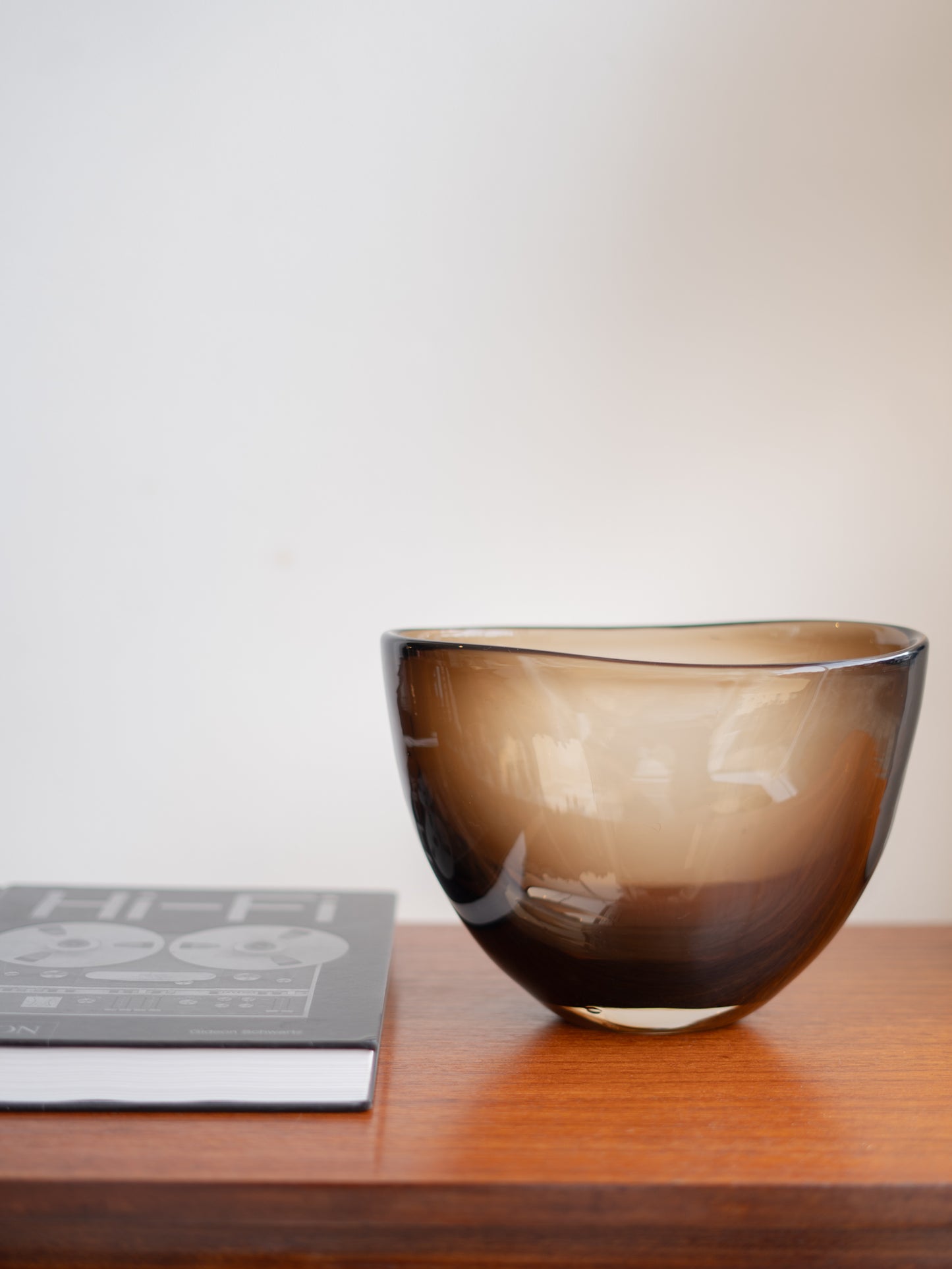 Vase by Geoffrey Baxter for Whitefriars in Twilight colourway (9657 pattern), (1970s) UK