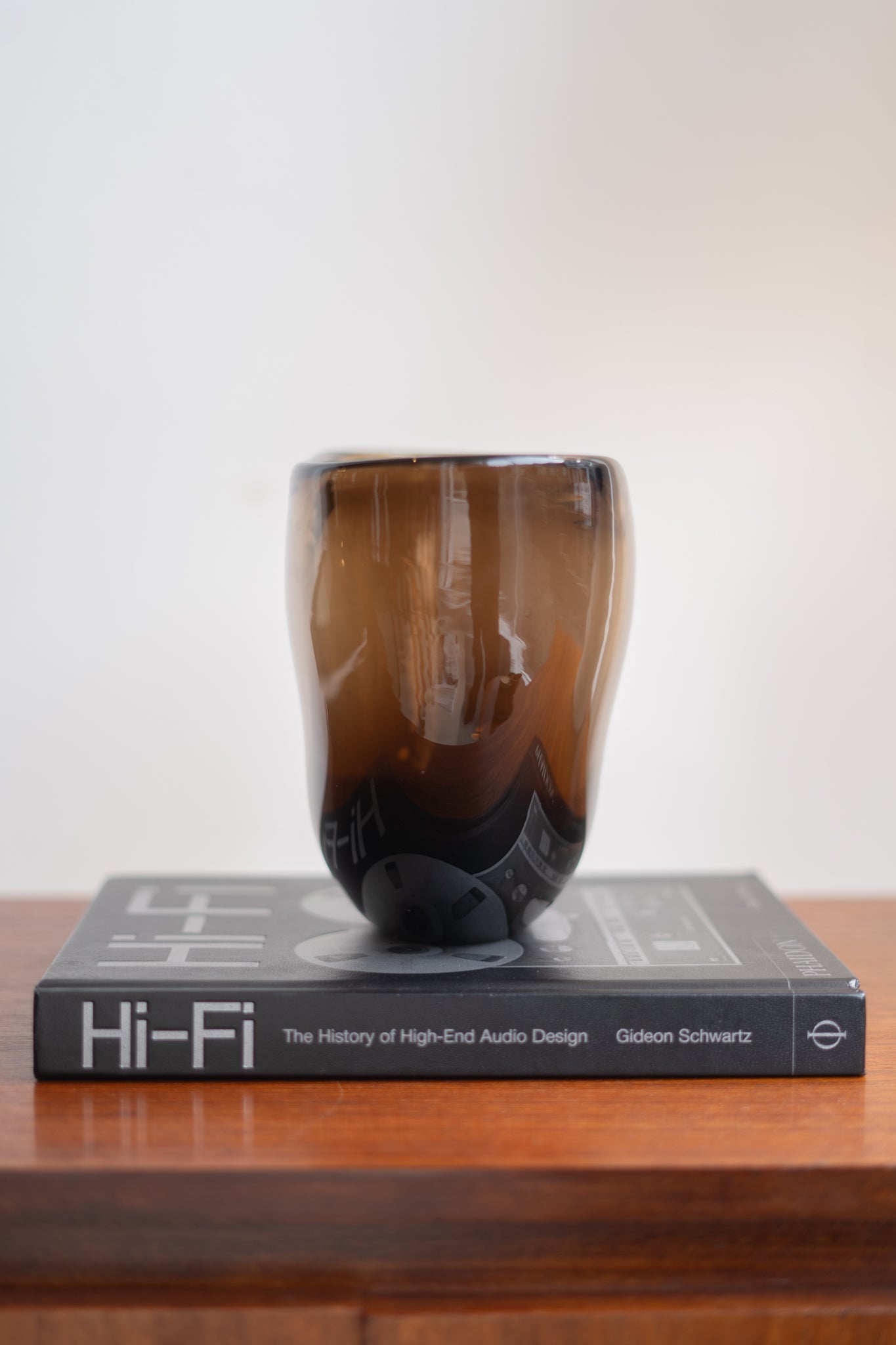 Vase by Geoffrey Baxter for Whitefriars in Twilight colourway (9657 pattern), (1970s) UK