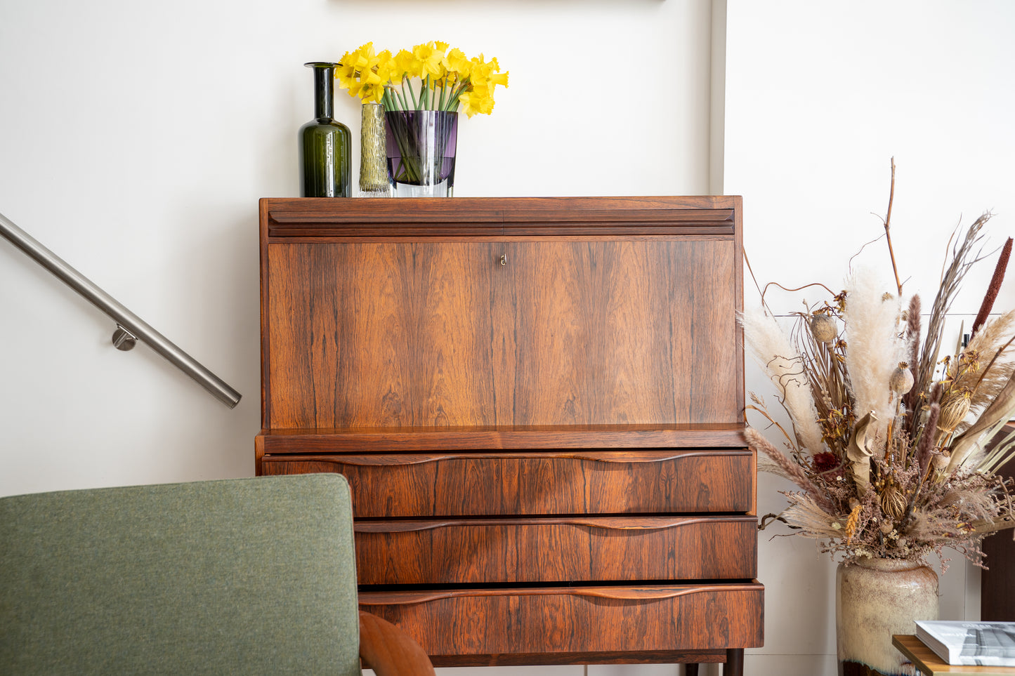 Rosewood Bureau by Erving Torvits for Kilm Møbelfabrik, (1960s) Denmark