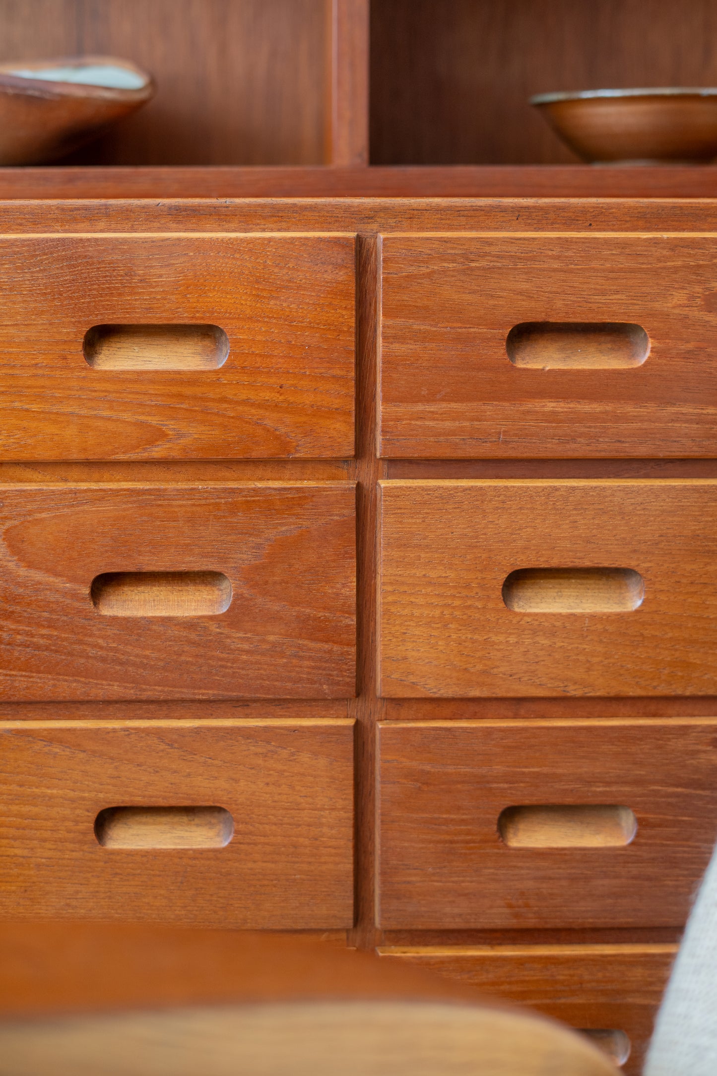 Teak Wall Unit - '134 Chest & Model Bookcase by Børge Mogensen for C.M Madsen's Fabriker, (1950s) Denmark