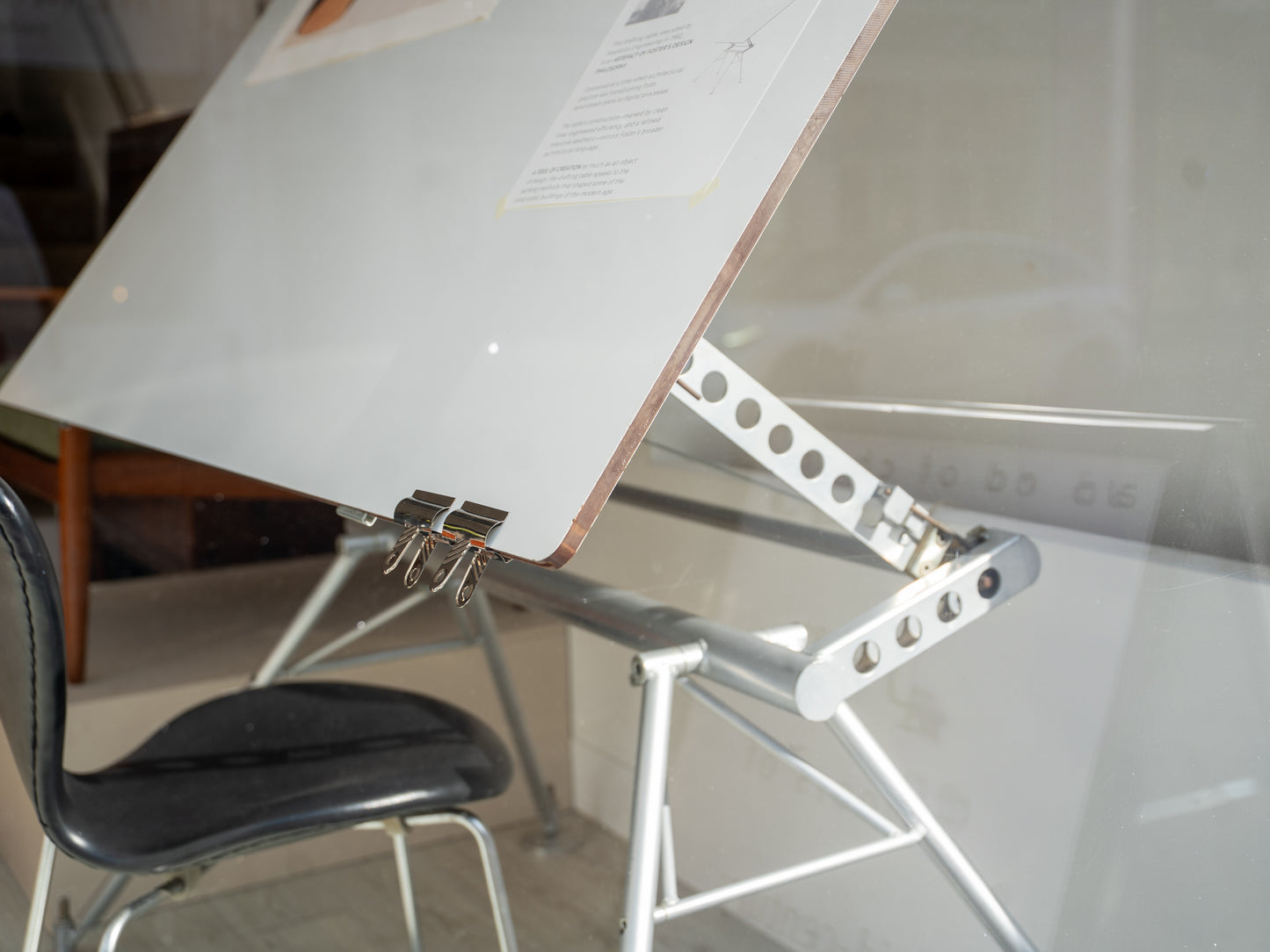 Drafting Table, Circa 1982, Sir Norman Foster Executed by Stapleton Engineering