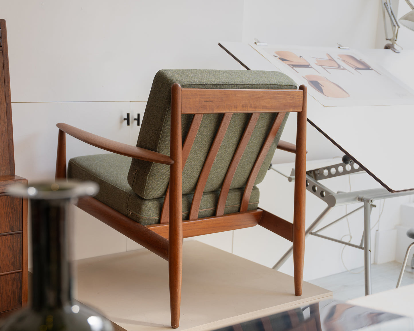 Teak Armchair by Grete Jalk for France & Daverkosen, (1960s) Denmark