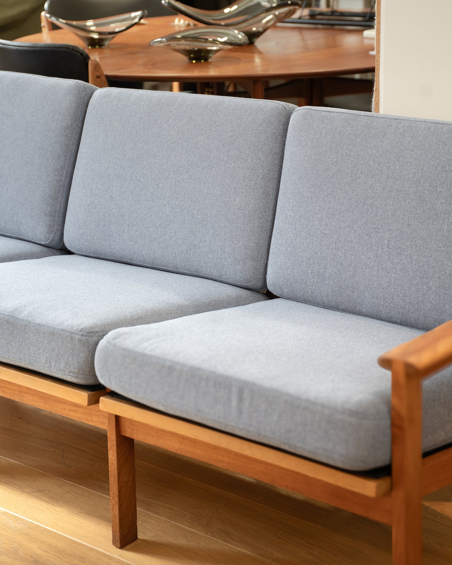 Teak Three-Seater 'Capella' Sofa & Matching Armchair by Illum Wikkelso for Niels Eilersen, (1960s) Denmark