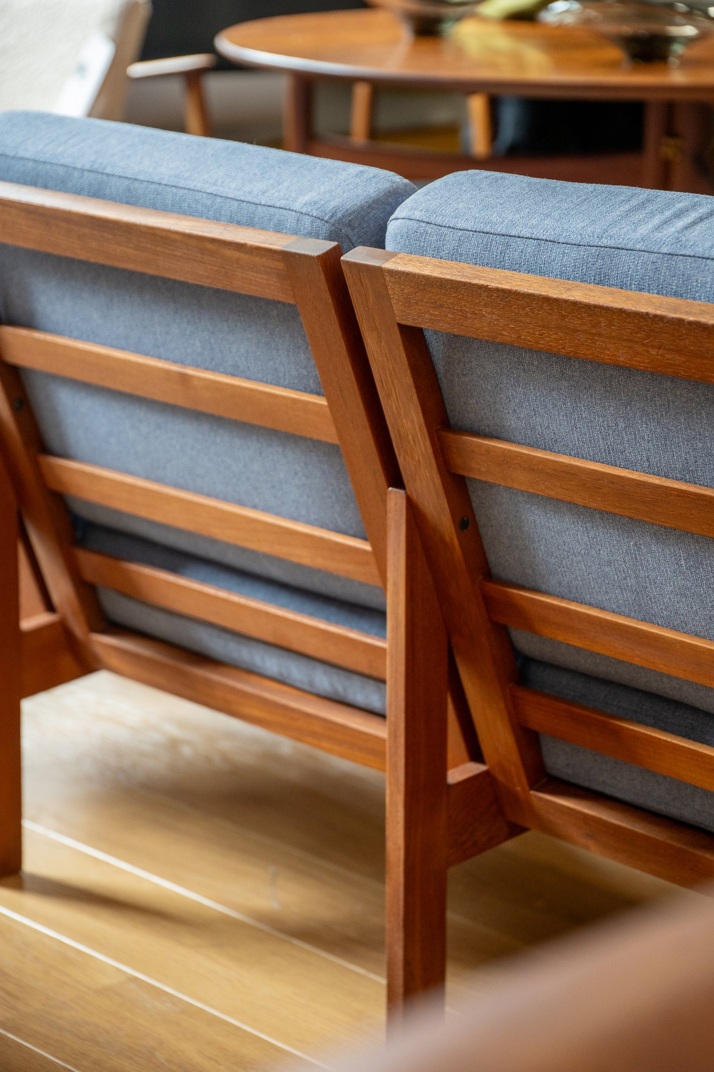 Teak Three-Seater 'Capella' Sofa & Matching Armchair by Illum Wikkelso for Niels Eilersen, (1960s) Denmark