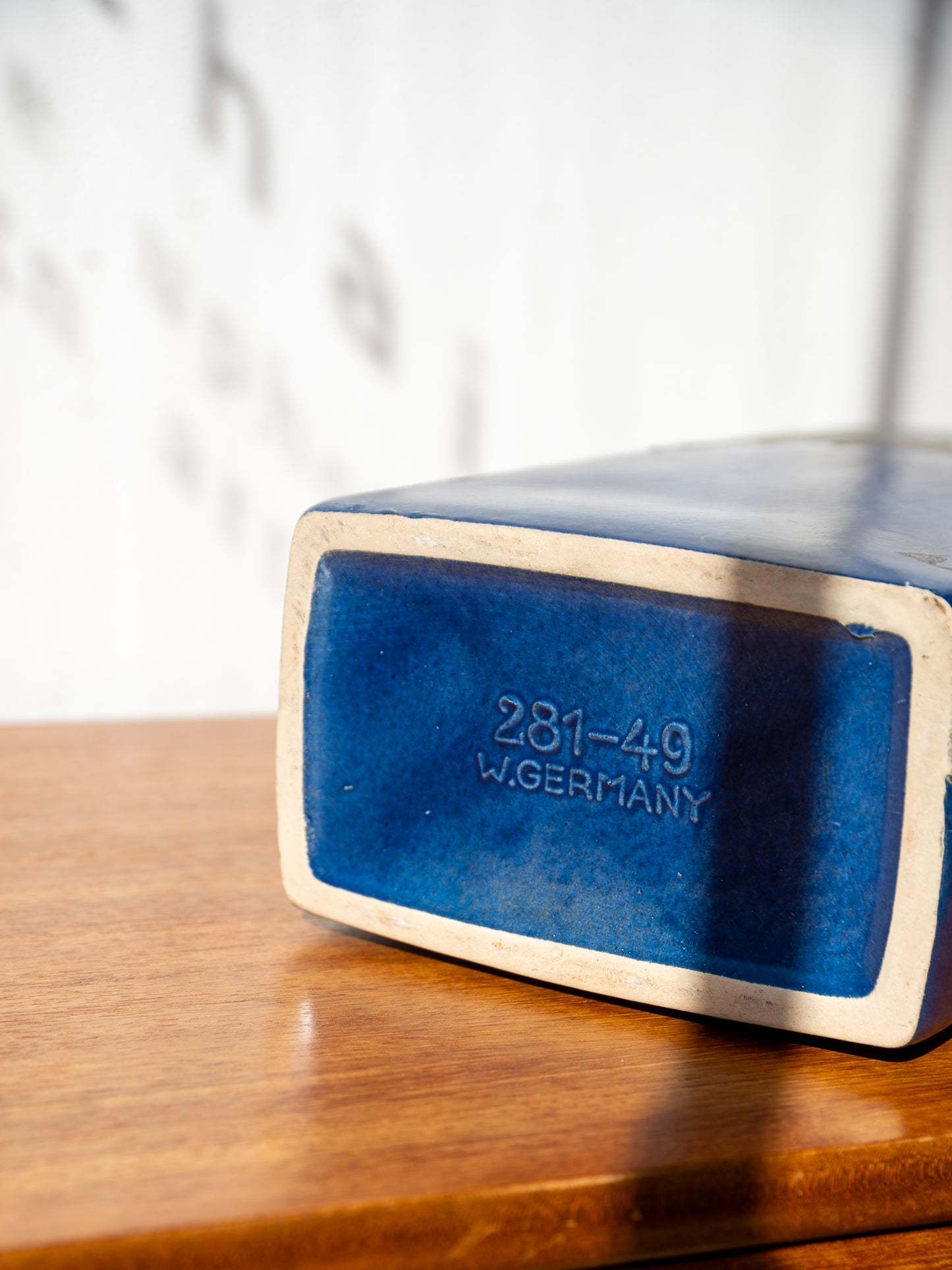 Scheurich Rectangular Large Floor Vase (1960s) Germany