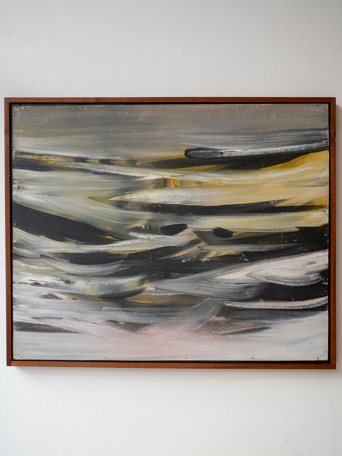 Framed Oil painting by Anthony Curtis - 'Oily Passage' 1964 (UK)