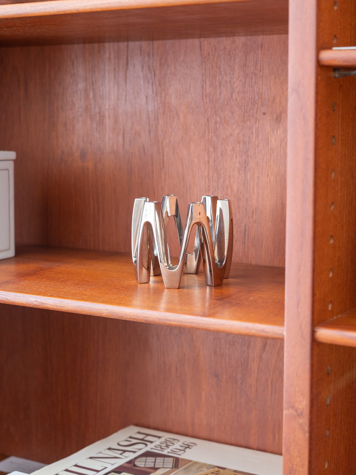 Silver-Plated ‘Crown’ Candelabra by Jens Harald Quistgaard for DANSK Designs, (1960s) Denmark