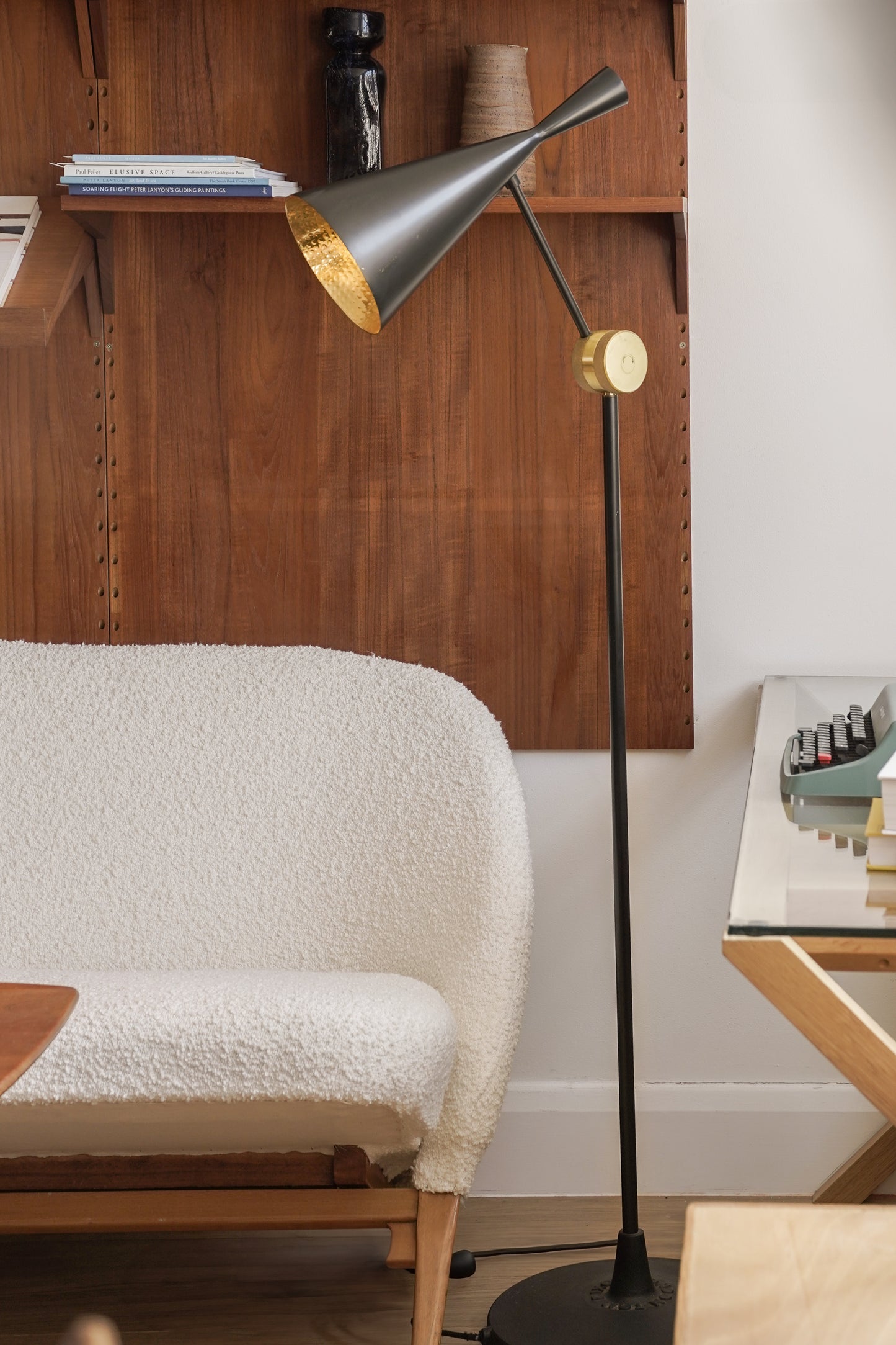 'Beat' Brass Floor Lamp by Tom Dixon, UK