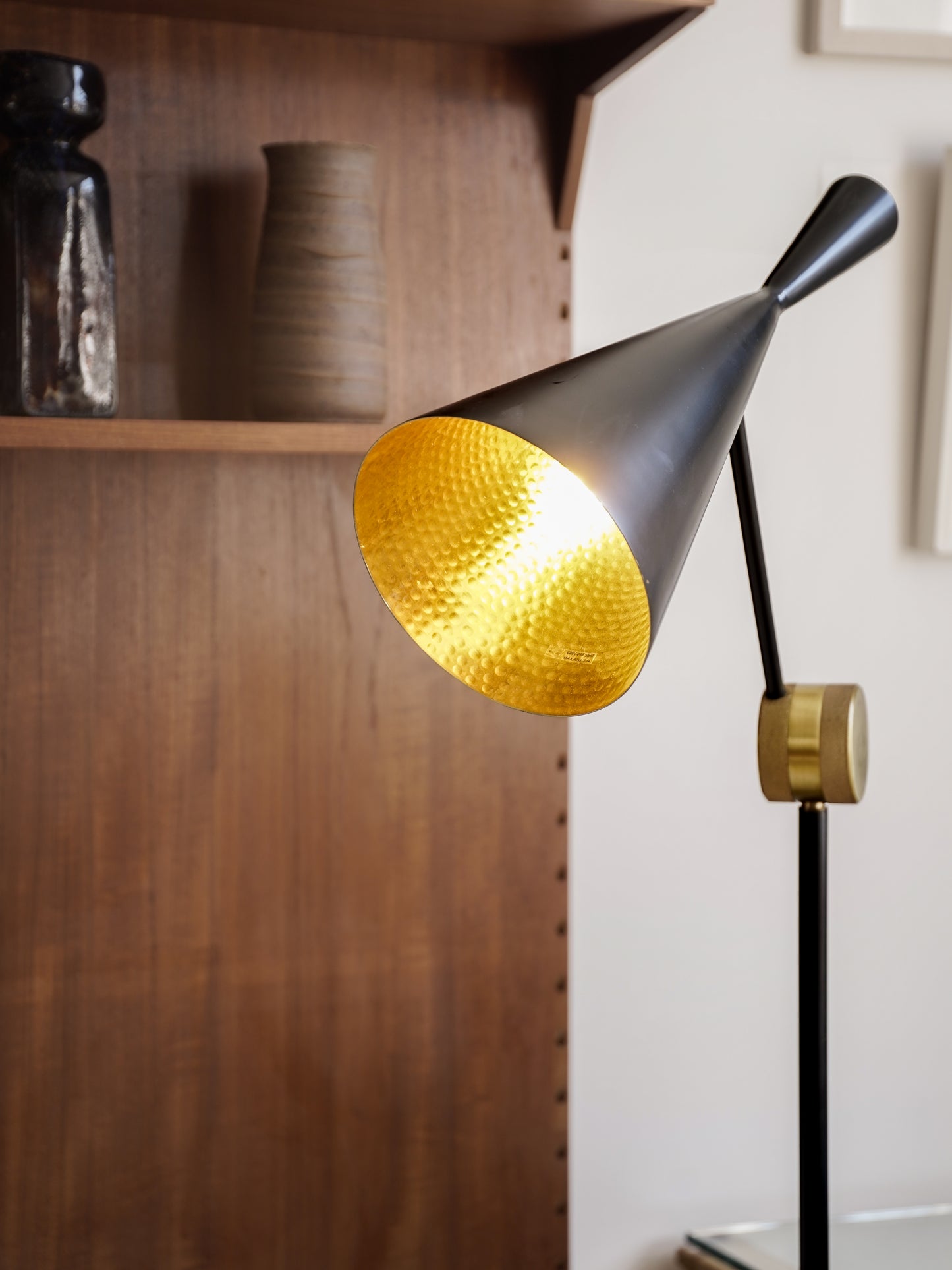 'Beat' Brass Floor Lamp by Tom Dixon, UK