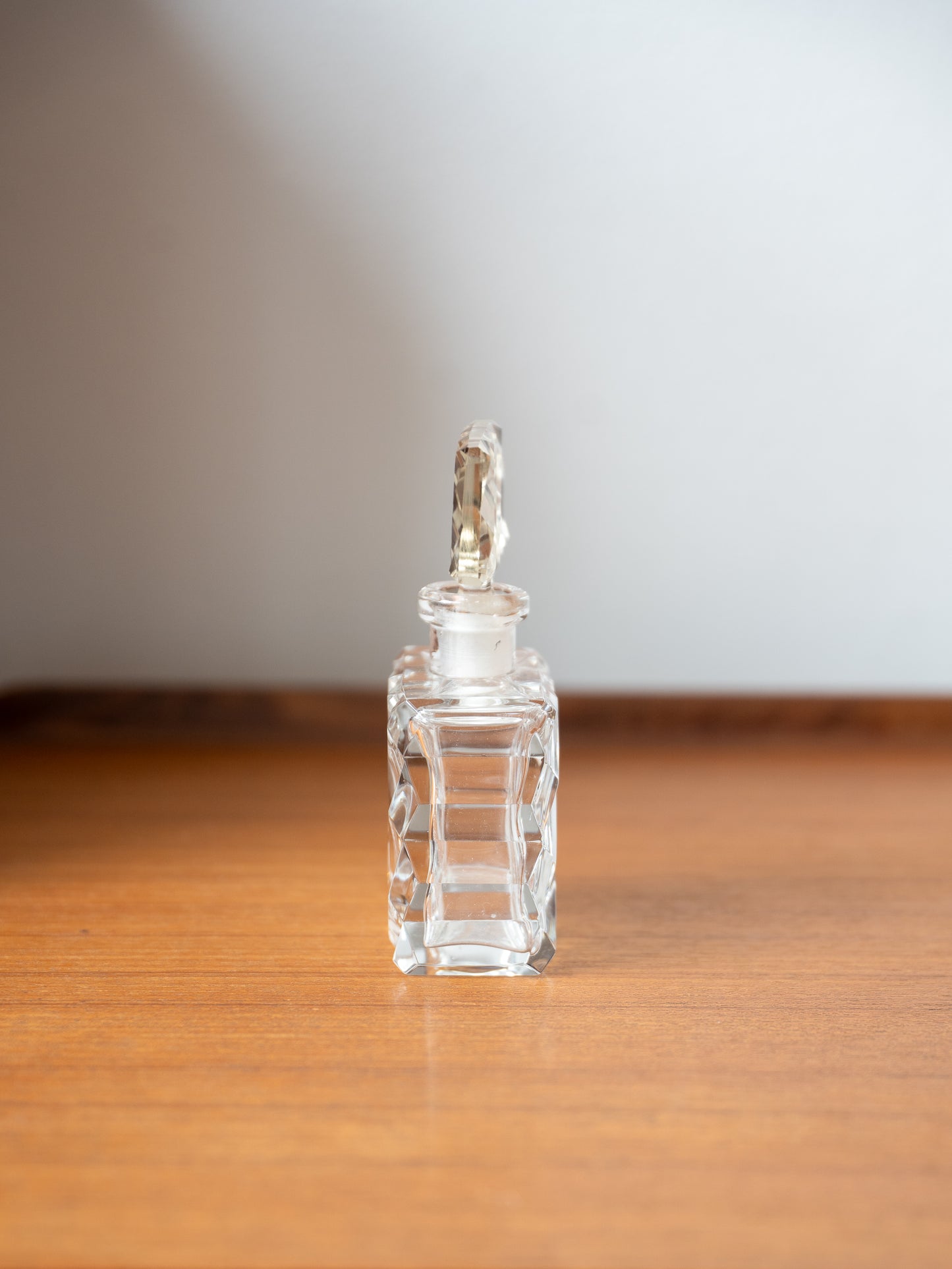 1950s Cut-Glass Perfume Bottle