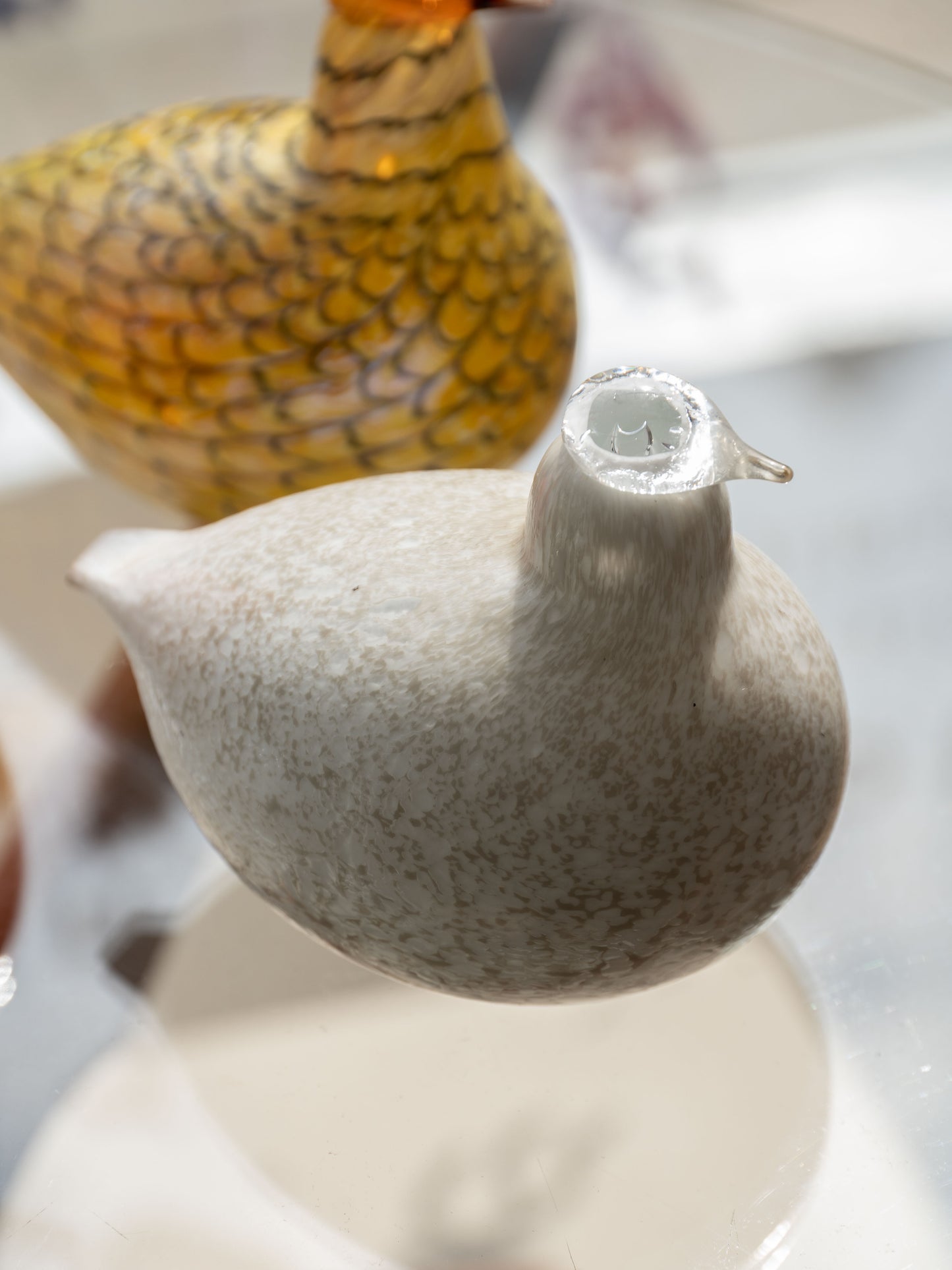 Nuutajärvi Glass Bird – Willow Grouse by Oiva Toikka Finland, (1980s–1990s)
