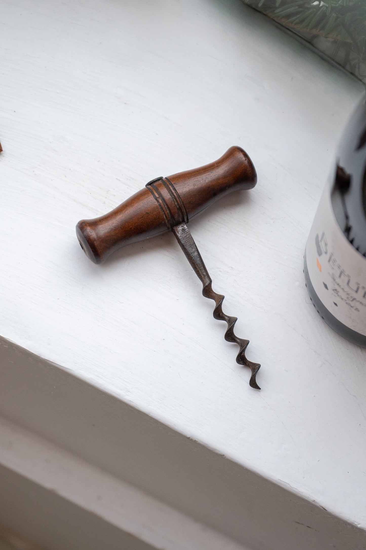 Midcentury Corkscrews with Reclaimed Leather Wallet