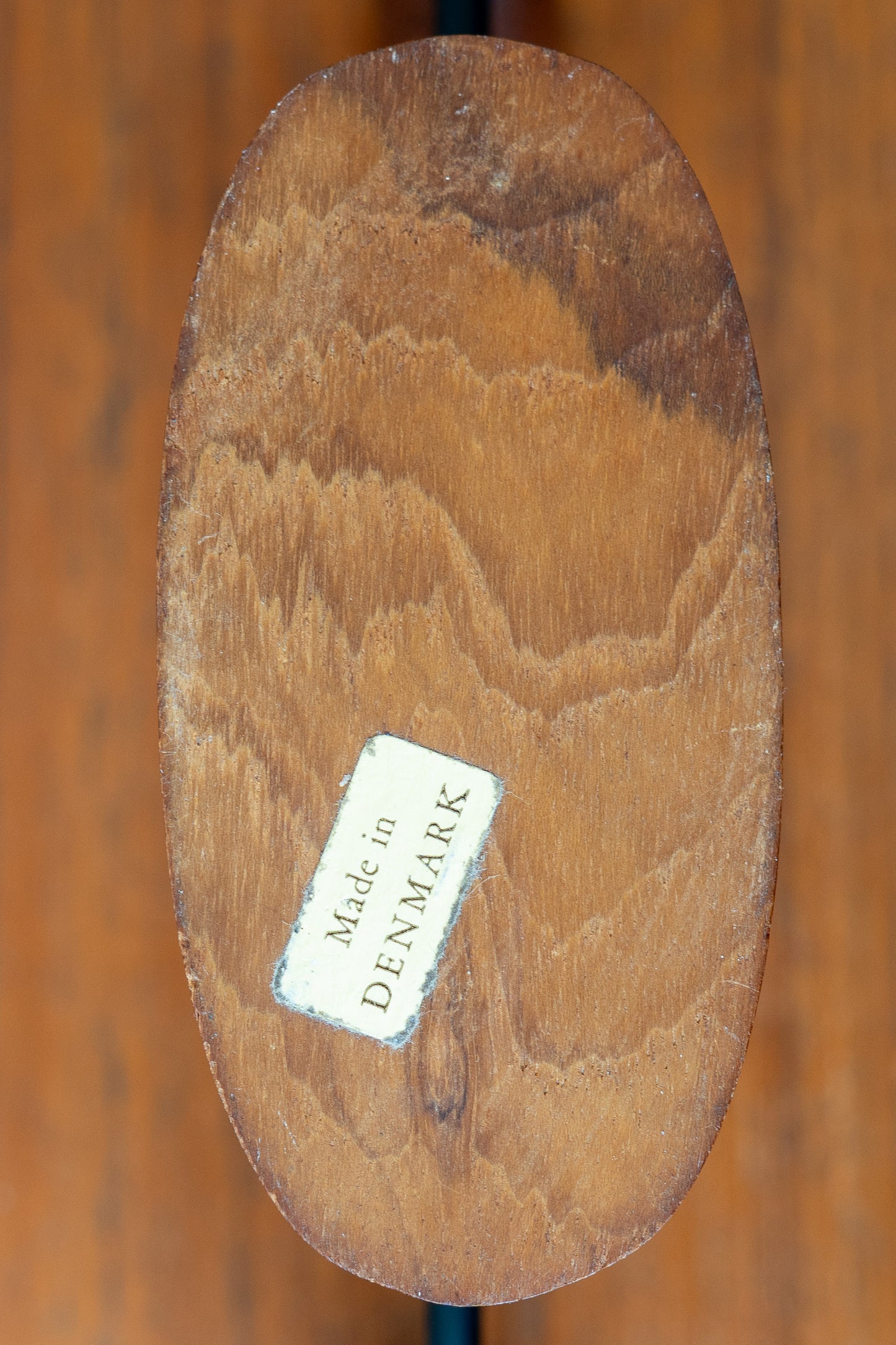 Danish midcemntury Five-Arm Teak and Metal Candlestick Holder, c.20th Century