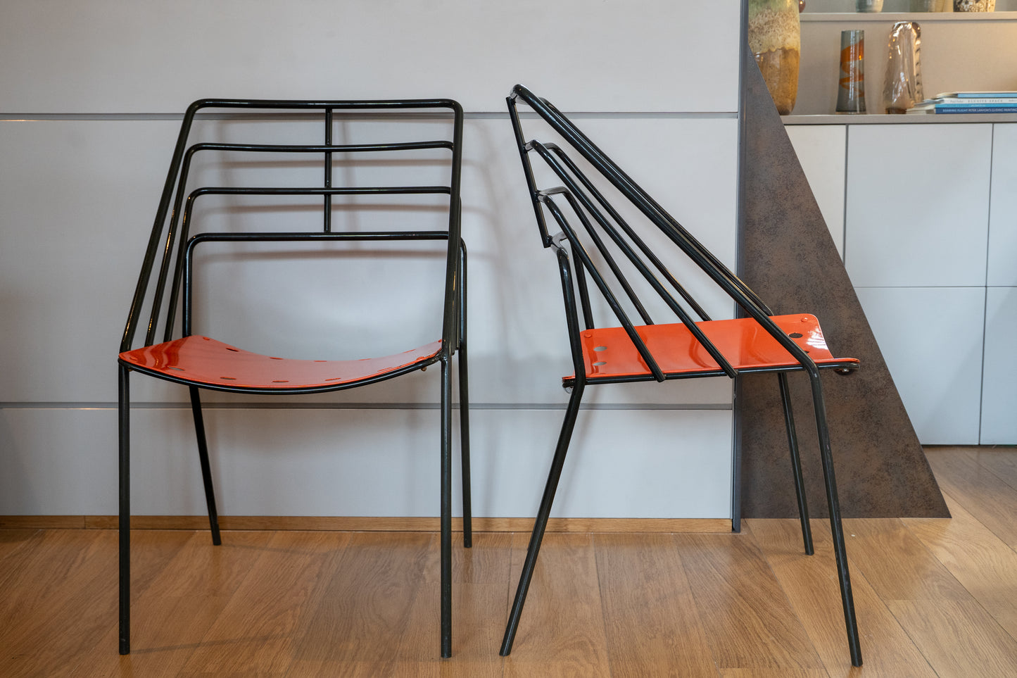 Pair of 'Kyoto' Dining Chairs by Mathieu Mategot, (1950s) France