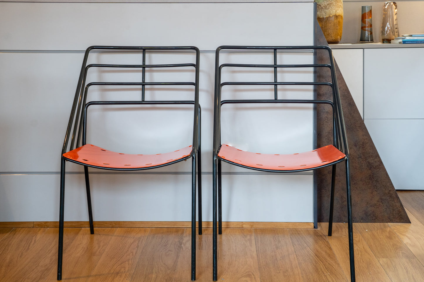 Pair of 'Kyoto' Dining Chairs by Mathieu Mategot, (1950s) France