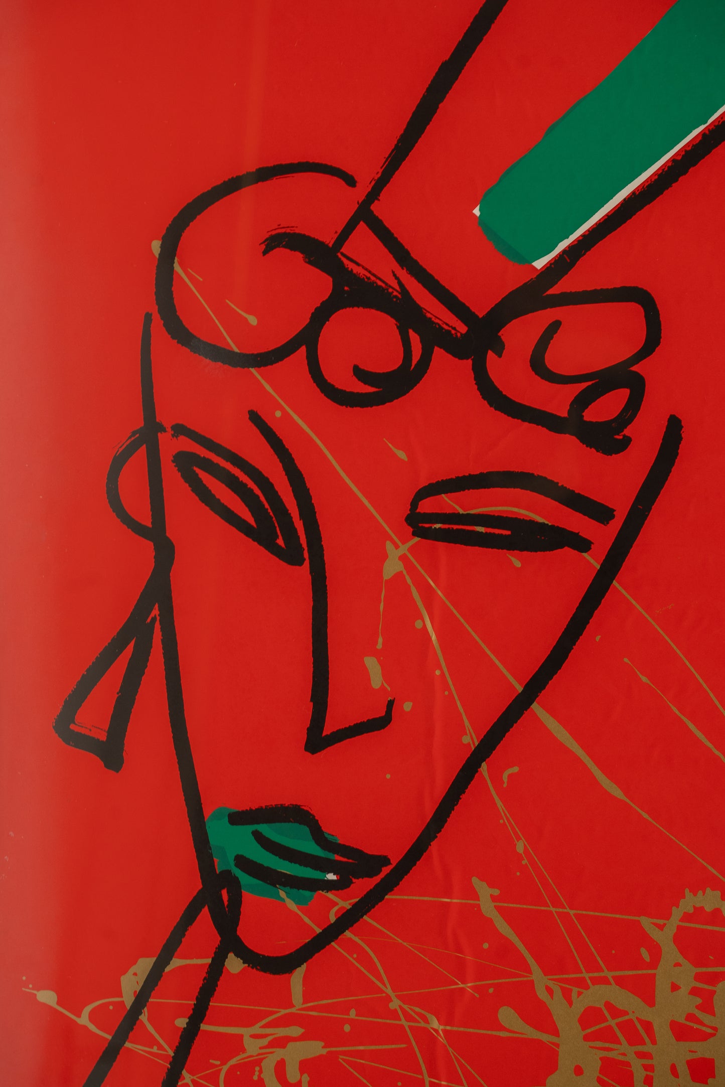 Signed, "Where Do You Stand; Lobster Factor 10" by Bruce McLean, (1980s) Scotland