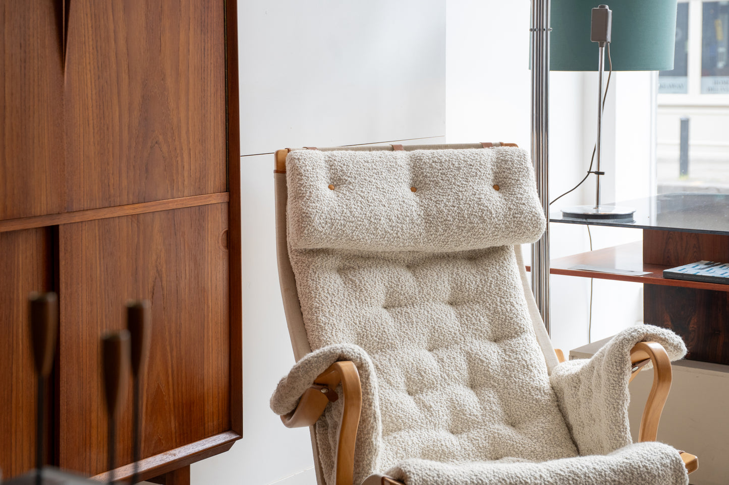 Pernilla Lounge Chair by Bruno Mathsson for Dux, (1960s) Sweden