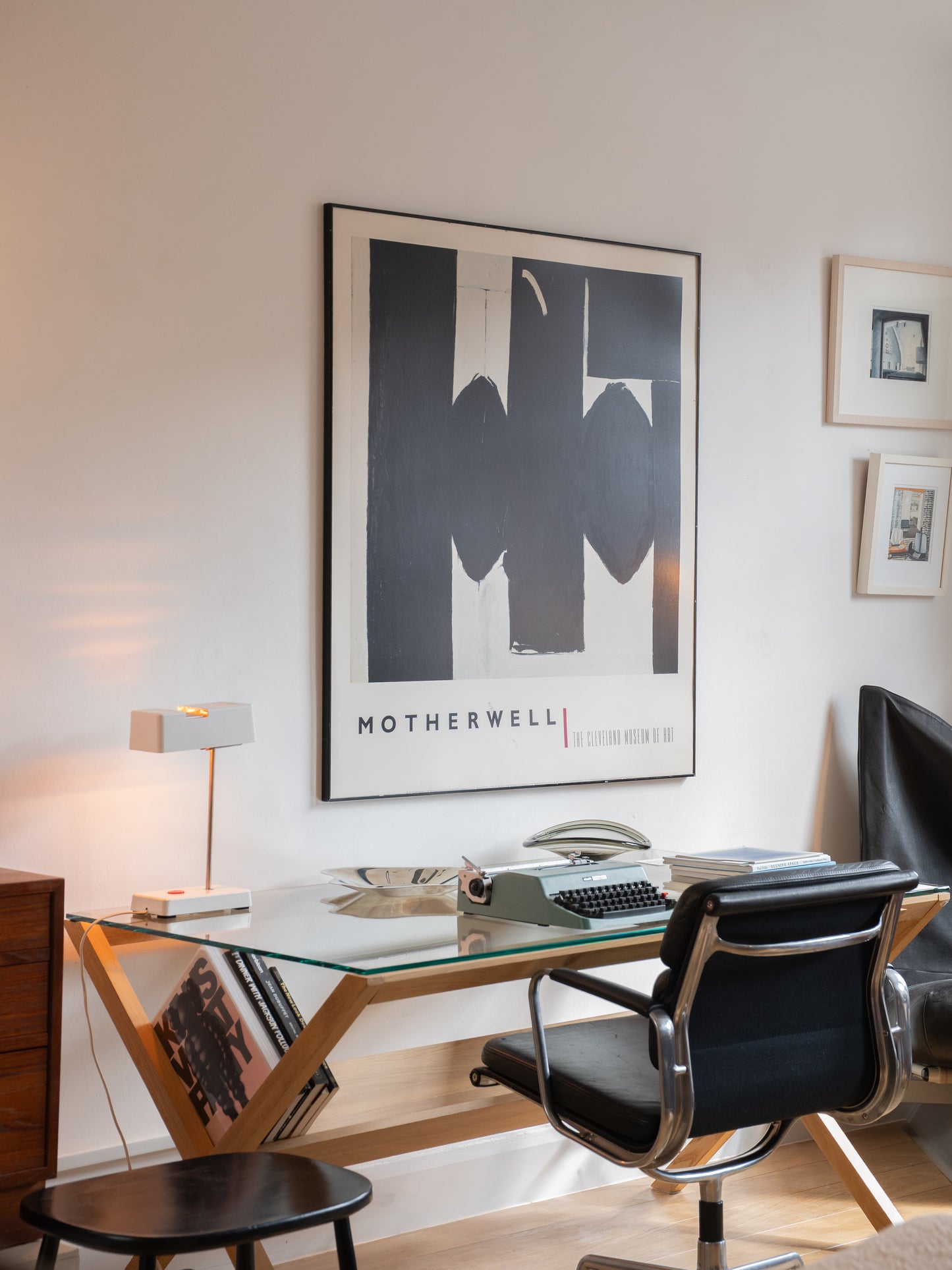 Lithograph Exhibition Poster by Robert Motherwell from The Cleveland Museum of Art (1989)