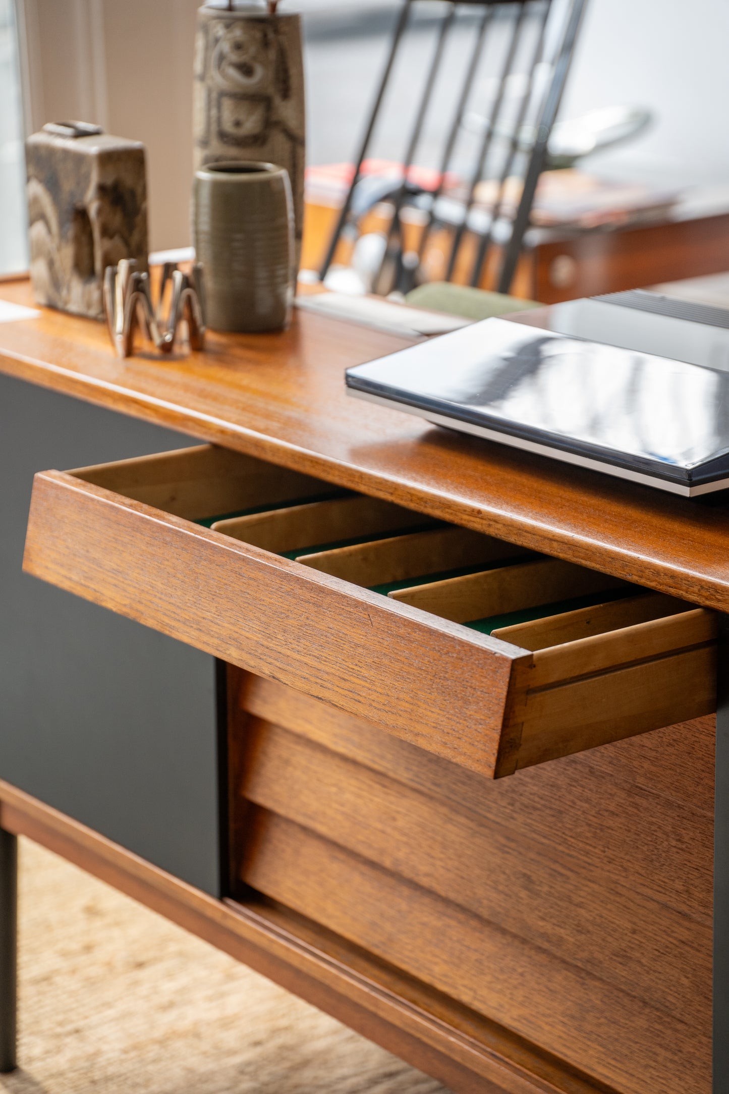 Teak 'Trio' Sideboard by Nils Jonsson for Troeds, (1960s) Sweden
