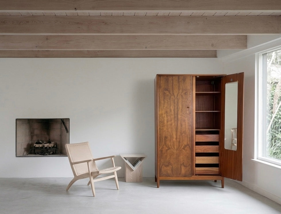 Walnut Wardrobe by Vanson, United Kingdom, 1960s