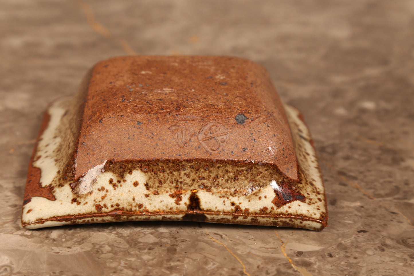 Studio Pottery square dish by Janet Leach (UK)