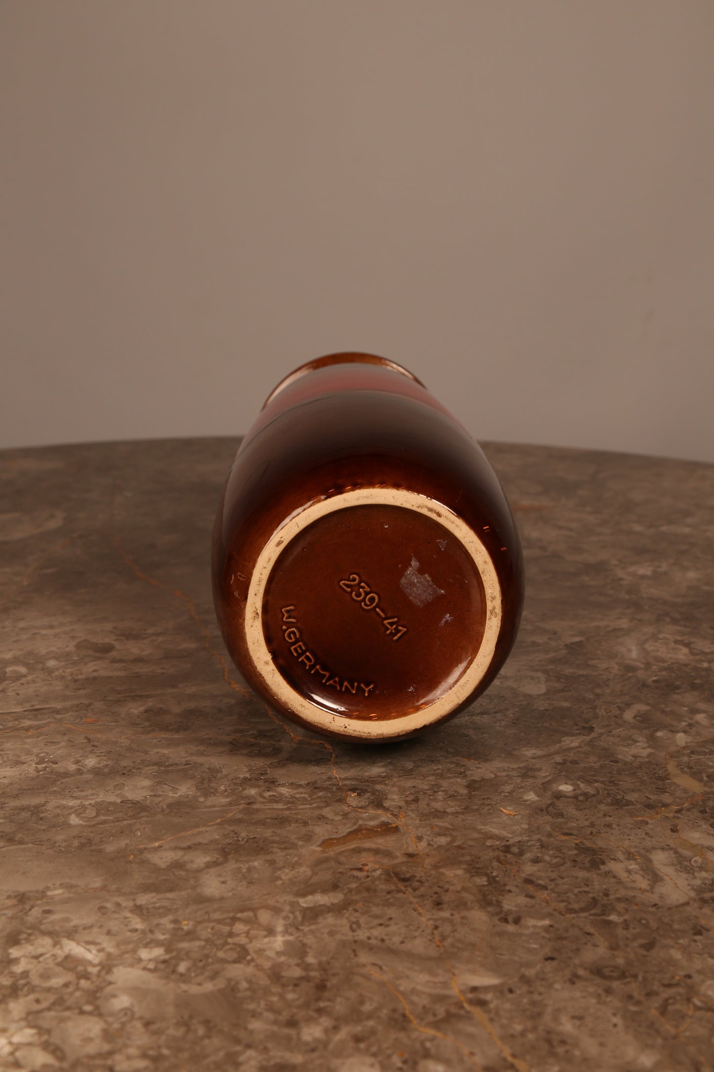A Scheurich West German Fat Lava floor vase (1960s)