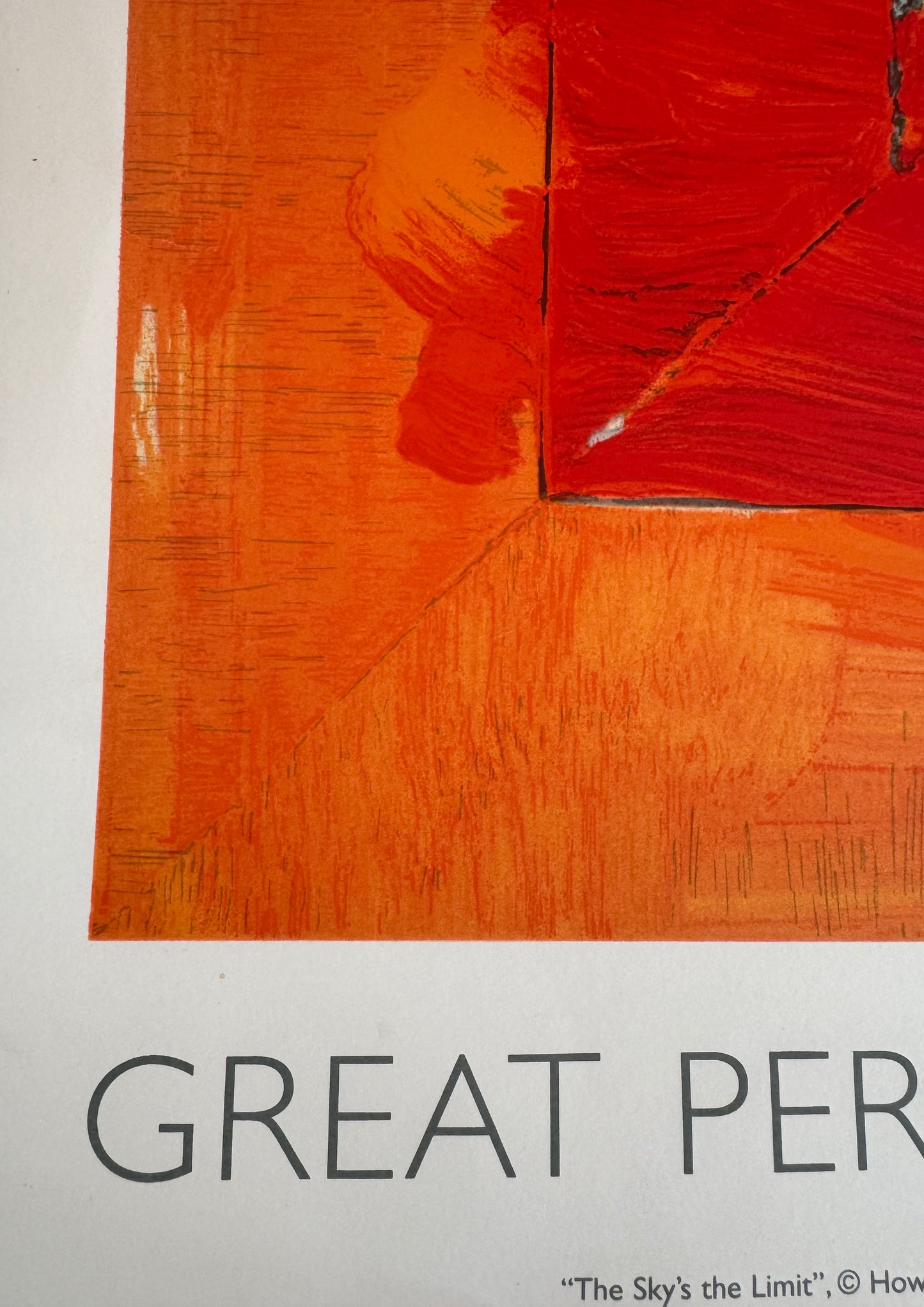 Large Sir Howard Hodgkin (1923-2017), 'The Sky's the Limit', screen print, edition of 500 by The Lincoln Center