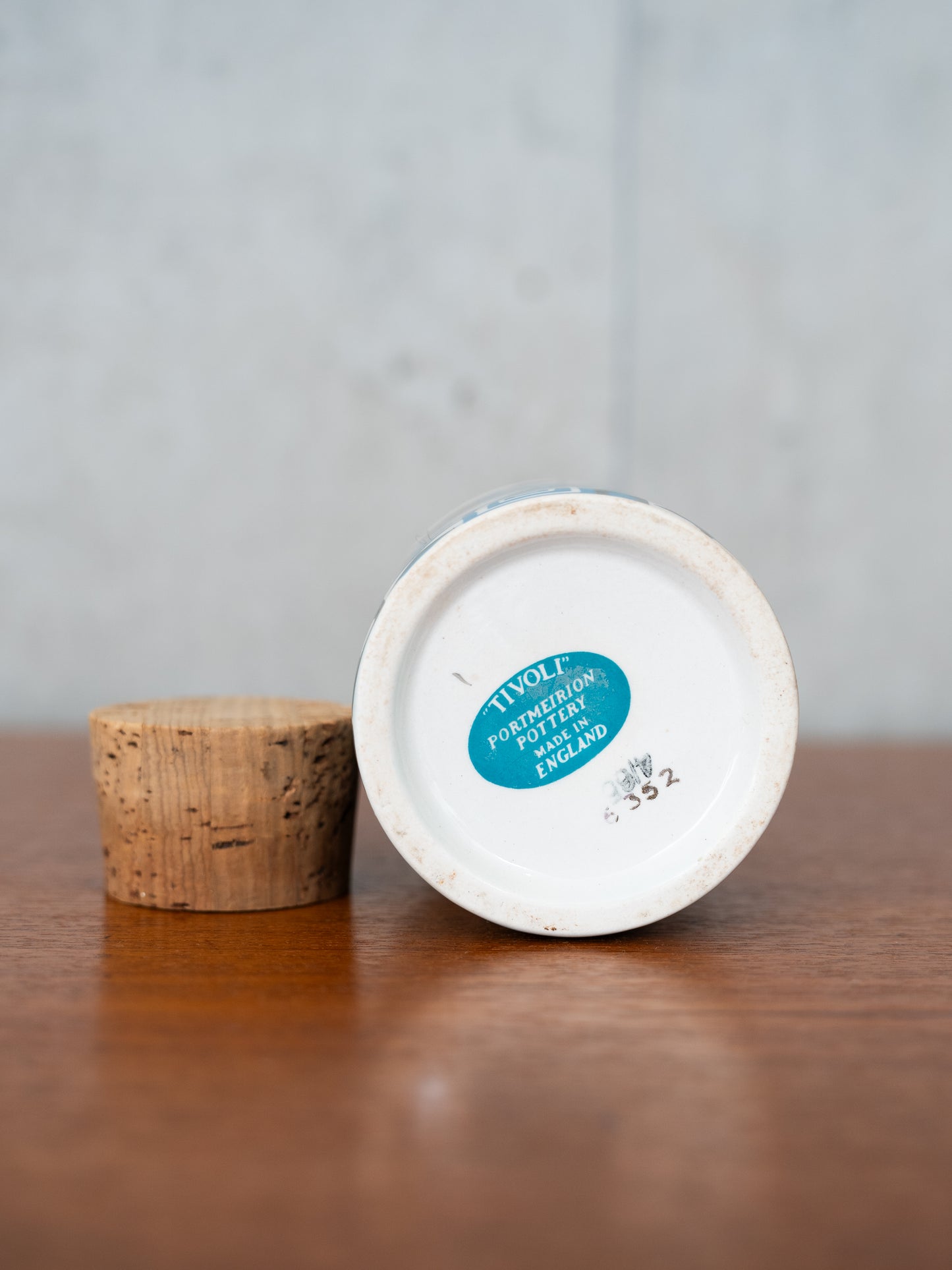 Small Storage Jar with Cork Lid by Susan Williams-Ellis for Portmeirion Pottery