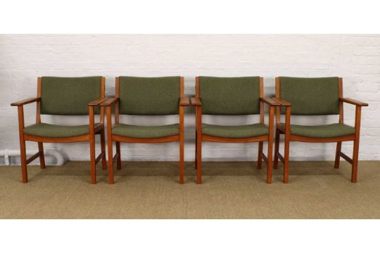 Set of 4 "AP-50" Armchairs by Hans Wegner, for A. P. Stolen (Denmark) 1960s