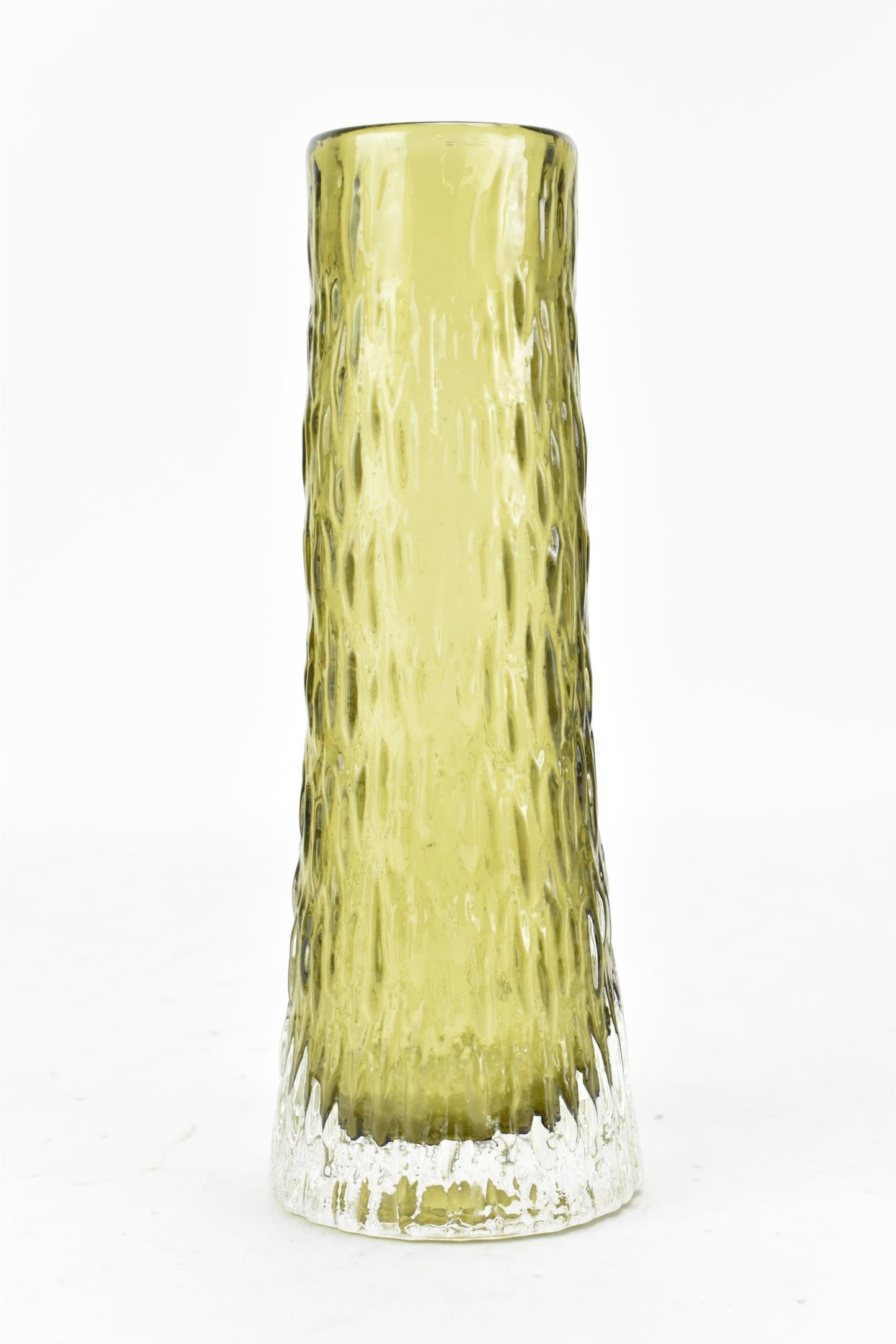 Model 9834 Icicle Vase in Sage by Geoffrey Baxter for Whitefriars