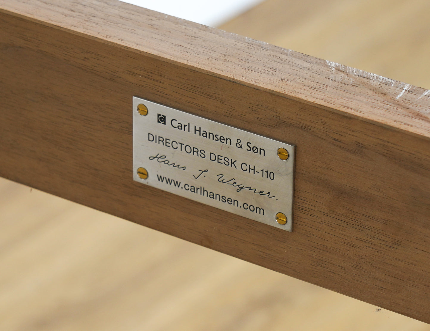 Hans J. Wegner for Carl Hansen - CH110 Oak Desk, 1970 Design (reissued by Carl Hansen)