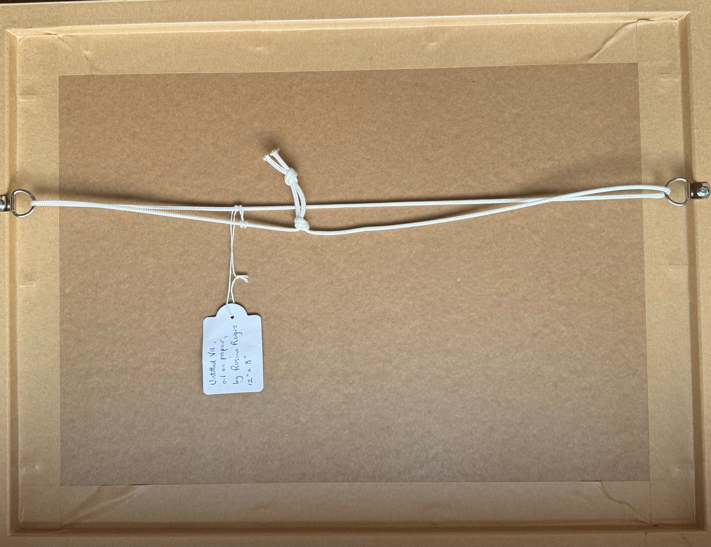 Rosina Rogers (1918-2001) Abstract Painting, Oil On Paper (British)