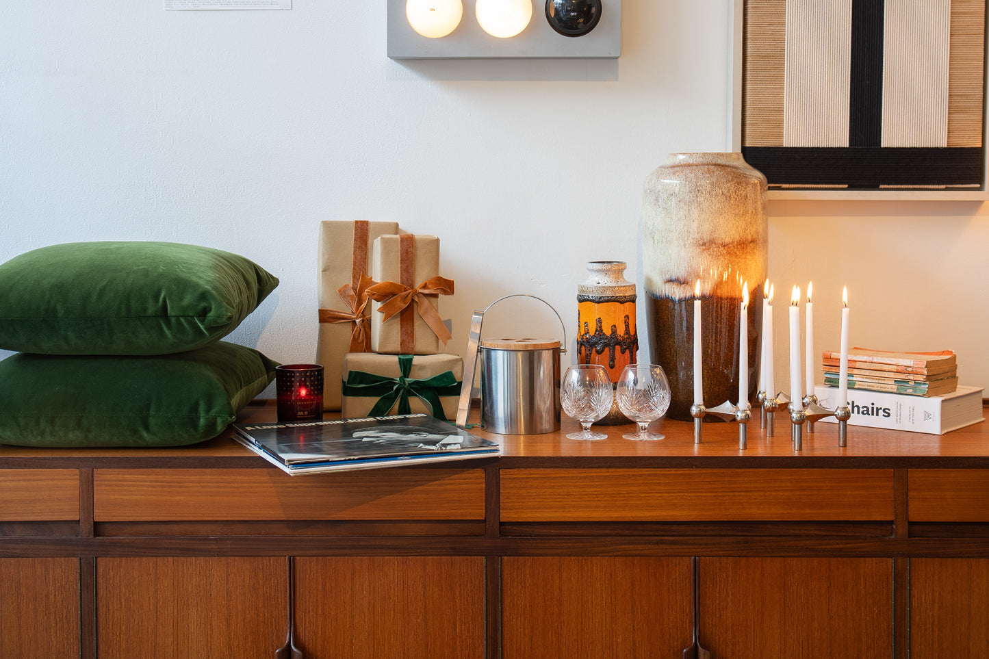 Boxed, Cast Iron Candle Holder by Jens Quistgaard for Dansk Design, (1960s) Denmark