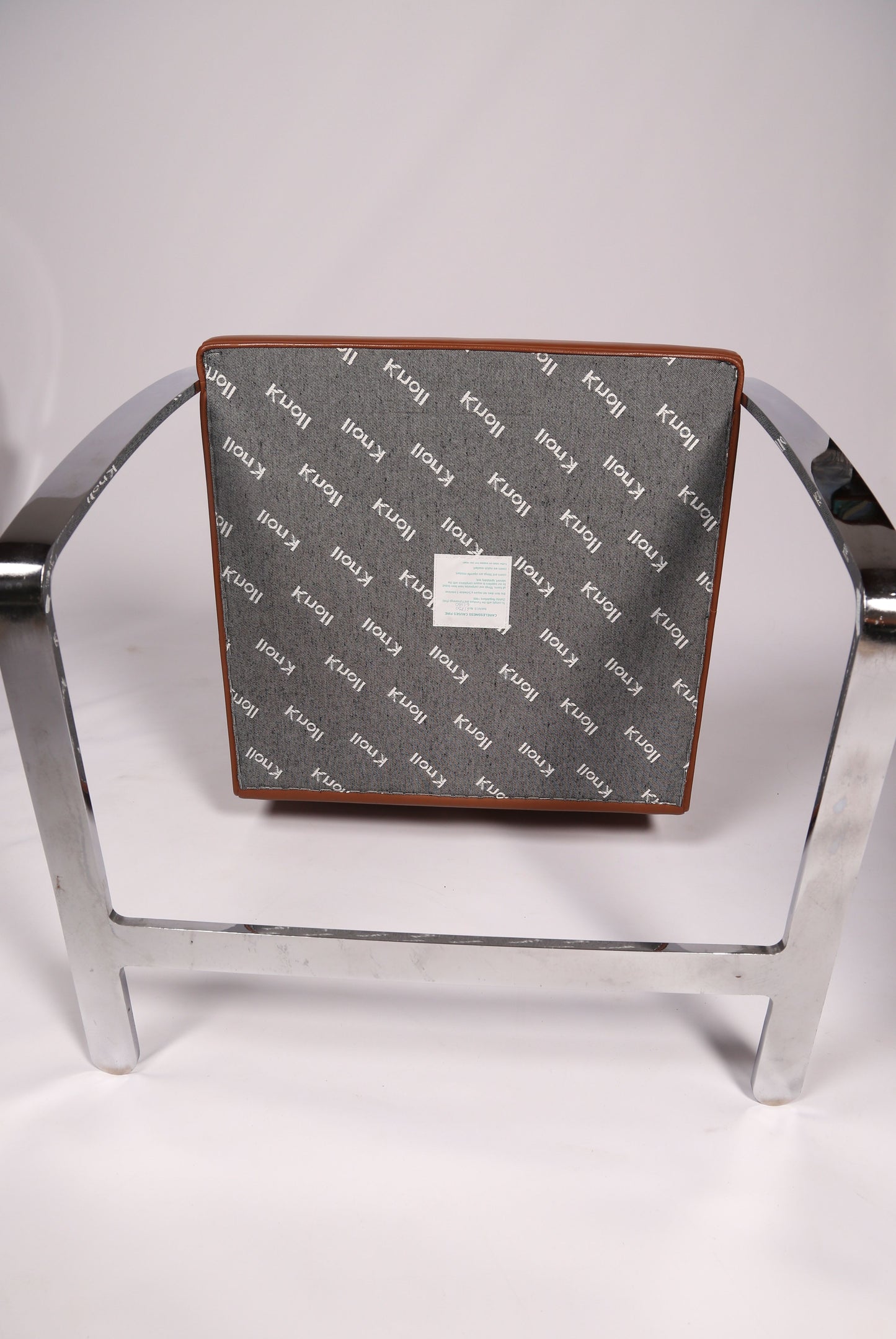 Brno chair in Tan Leather by Mies van der Rohe for Knoll - 4 available