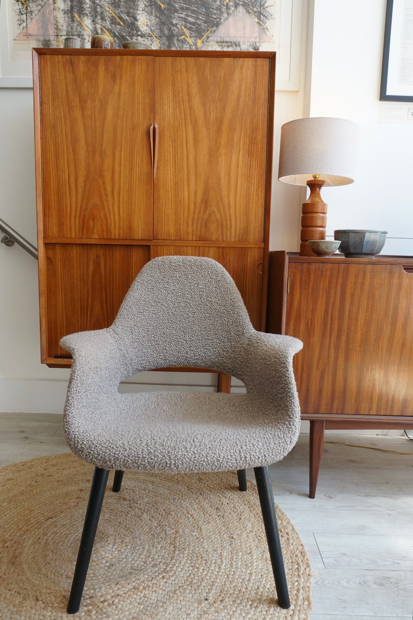 'Organic' Highback Reading Chairs by Charles Eames & Eero Saarinen for Vitra