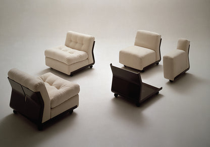 Pair of 'Amanta' Armchairs by Mario Bellini for B&B Italia, (1970s) Italy