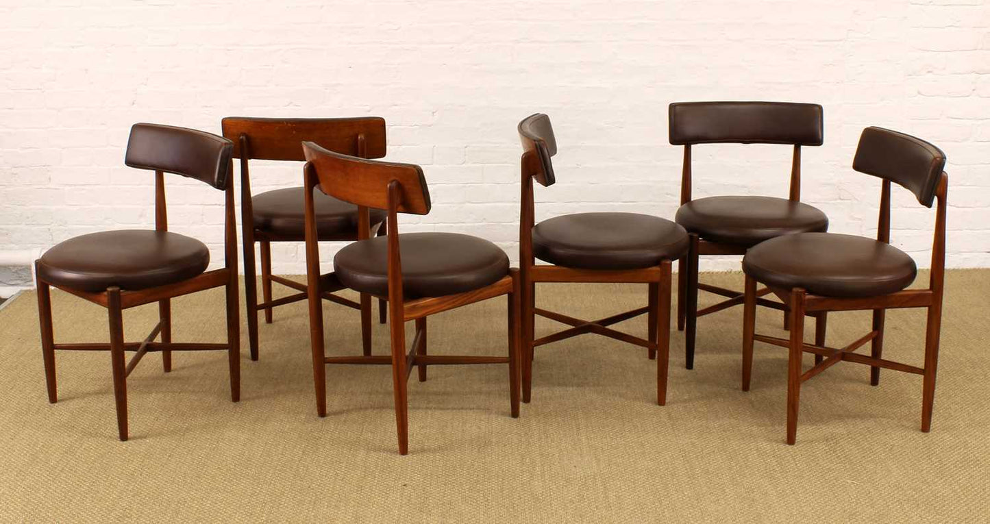 Set of Six ‘Fresco’ Dining Chairs by Victor Wilkins for G-Plan (1960s) UK
