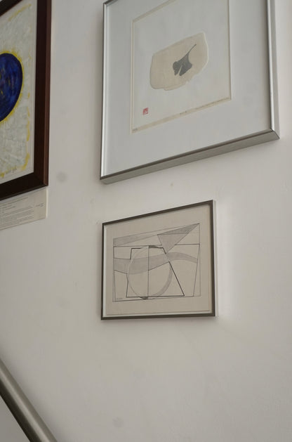 Movement Through a Landscape,  Pencil on Card (1997) George Dannatt