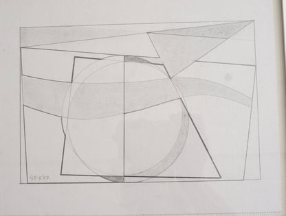 Movement Through a Landscape,  Pencil on Card (1997) George Dannatt